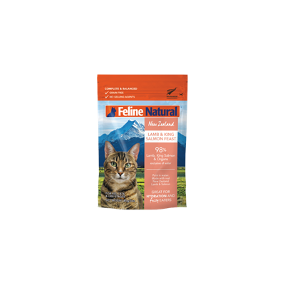 Feline Natural Lamb & King Salmon Feast Freezy-Dried