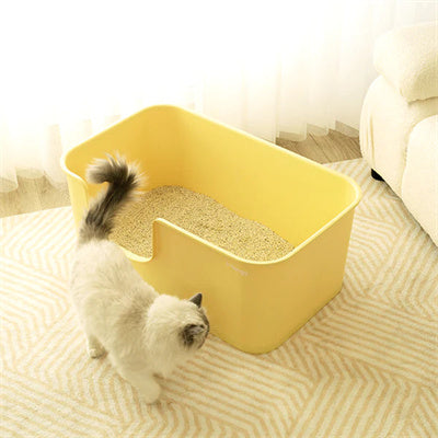 MANGO Open Oversized Splash-Proof Giant Cat Litter Box