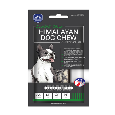 Himalayan Dog Chew Cheese Char With Activated Charcoal