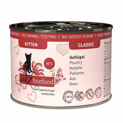 Catz Fine Food Classic No.3 -Kitten Poulty