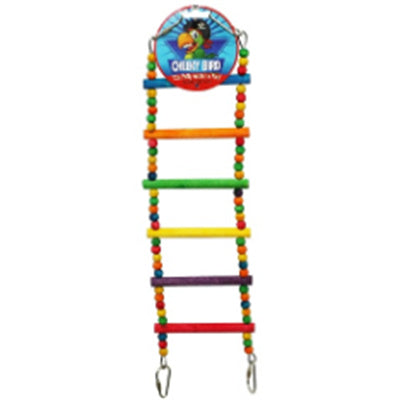 Cheeky Bird 6 Step Ladder With Beads