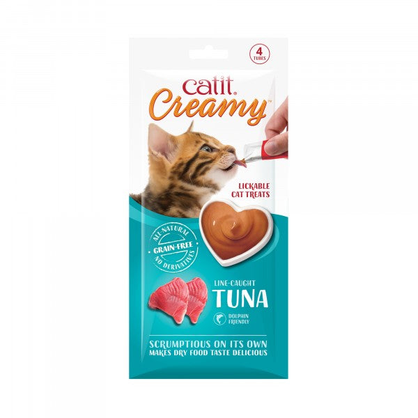 Catit Creamy Superfood 4 x 10gm [Tuna/Chicken /Salmon Favour]